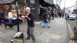 Portobello Road Market | London England | UK - with Captions/Subtitles