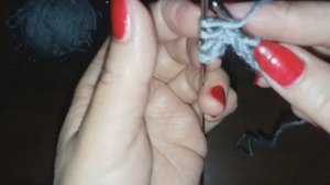 3. Лицевая гладь спицами. Вязание спицами для начинающих левшей.Уроки вязания спицами для левшей.