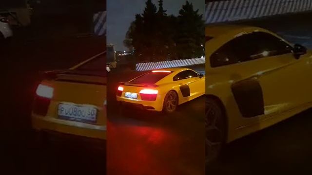 Разгоняю audi R8 на Крестовском