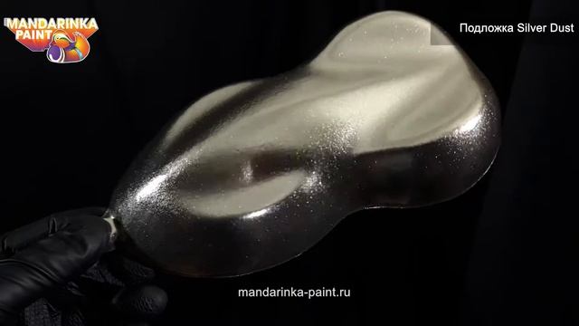 Подложка из синтетического стекла покрытого натуральным серебром - Silver Dust смотреть онлайн