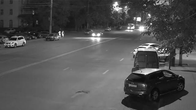 Уличная IP-камера SVI-642B. Ночная видеосъемка. смотреть онлайн