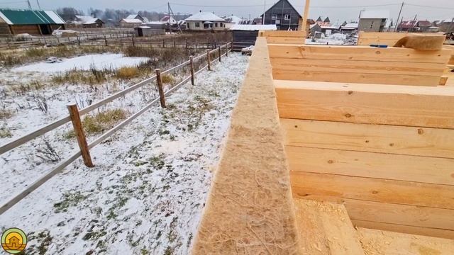 Строим деревянный дом 8 на 10 с мансардой в Выльгорте. Технология строительства и качество работы смотреть онлайн