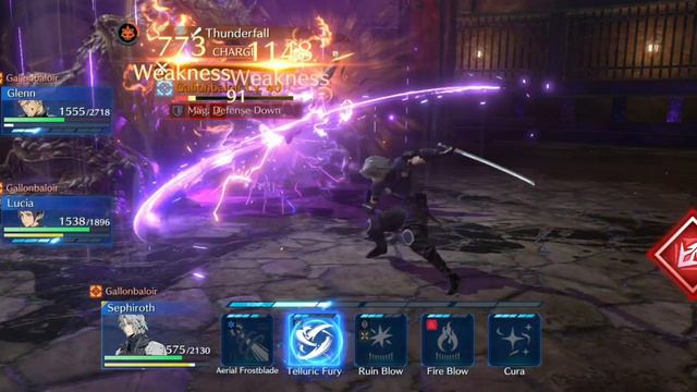 Final Fantasy VII Ever Crisis] Android/ Sephiroth Ardent Flare Unlocked & In Action