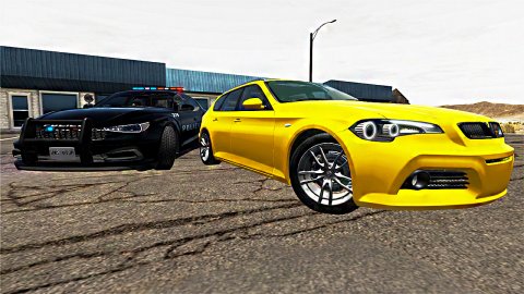 Полицейская погоня #2 - BeamNG Drive