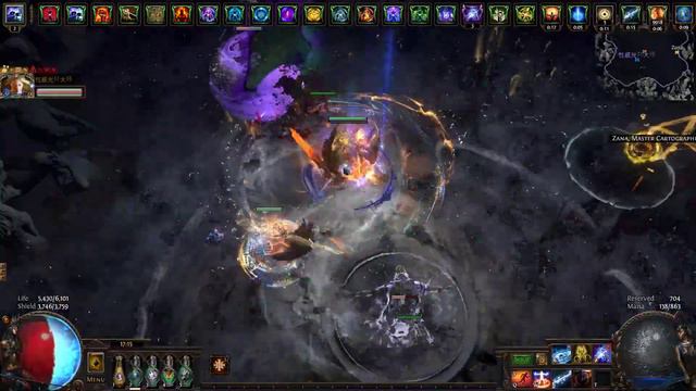 PoE 3.18 Sentinel - Uber Uber Elder (Stat Stacking Aurabot + Life Recovery Carry Duo) смотреть онлайн