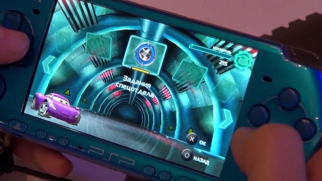 Главное меню Тачки 2 (Cars 2) на русском языке (1/2) PSP смотреть онлайн