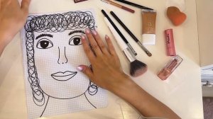 АСМР макияж (на бумаге, шёпот) ???ASMR make up (on paper, whispering and talking) new