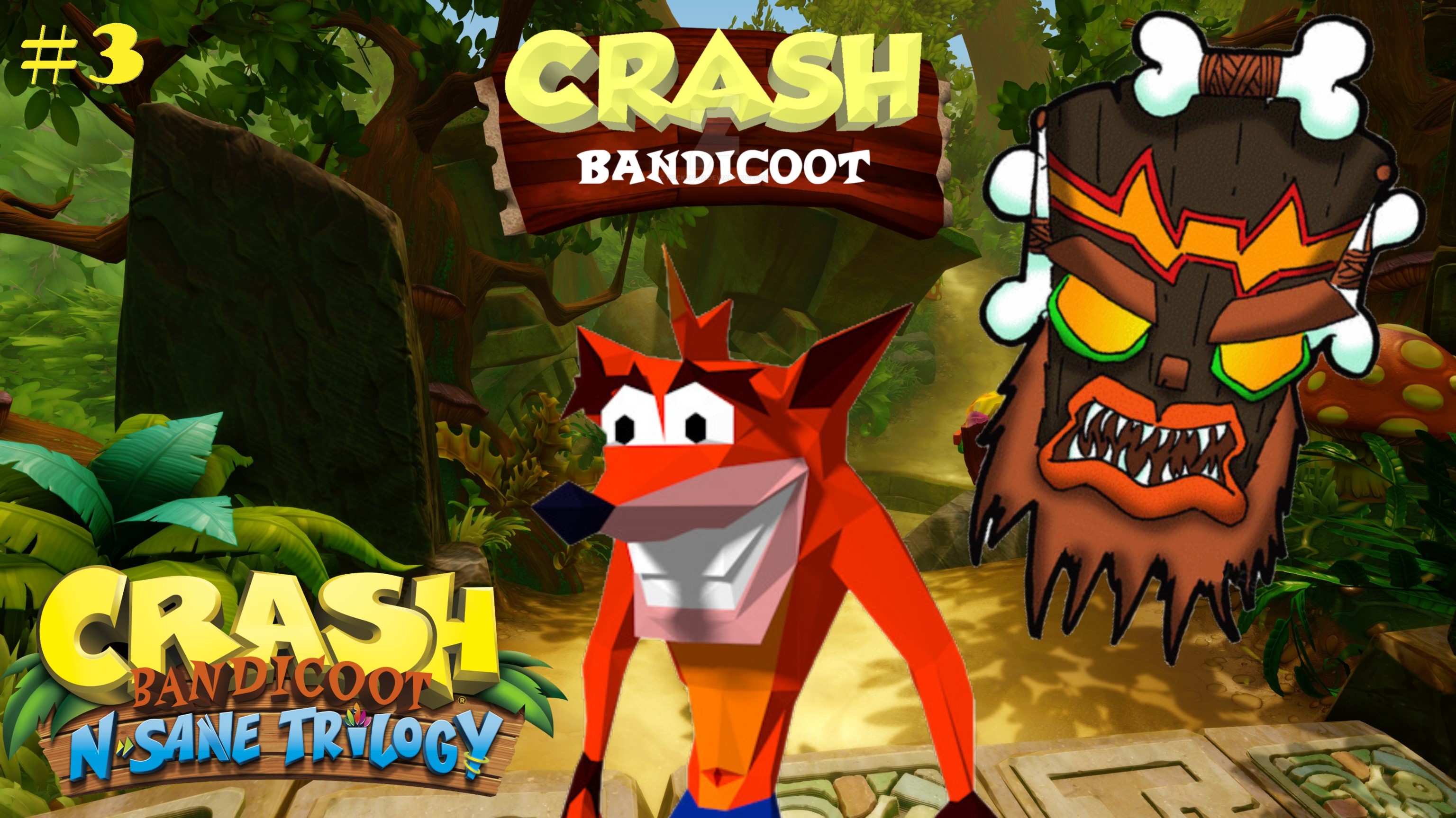 Крэш прохождение. Crash Bandicoot папу папу.