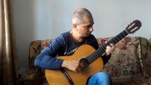 Cuban dance-Кубинский танец на гитаре(guitar music)