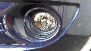 LED диоды лампы в ПТФ  Лада Гранта. Тюнинг света Лада Гранта