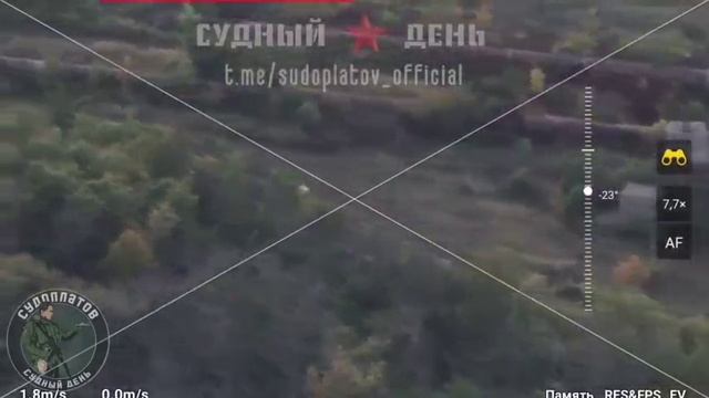 Поражение пикапа ВСУ FPV дроном.
