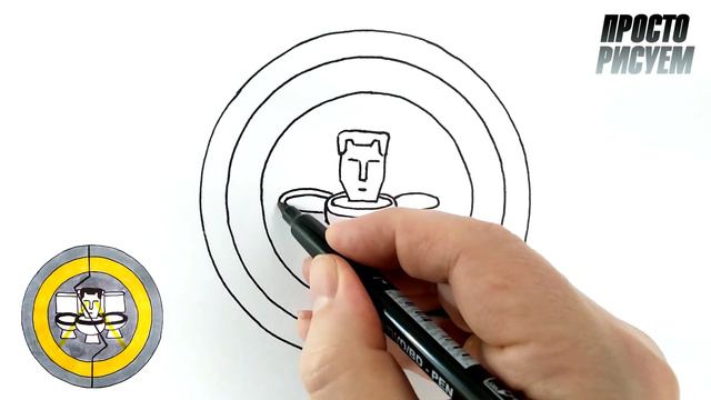 Рисуем логотип базы СКИБИДИ ТУАЛЕТ смотреть онлайн