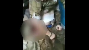 Чеченцы оказали помощь брату Осетину,поле подрыва танка. Но рвётся обратно в бой.Осетия-Чечня Разма