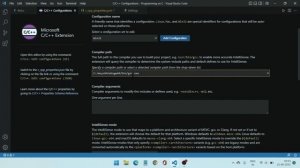#include errors detected. update your include Path. How to fix this include path error in VS code !