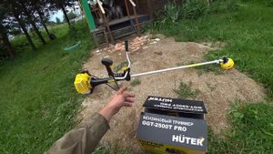 "НУ ДЕРЖИСЬ ТРАВА ВО ВСЕЙ ДЕРЕВНЕ!" | В РУКАХ БОЛЬШЕ НЕТ ВИБРАЦИИ С ТРИММЕРОМ HUTER GGT-2500T PRO