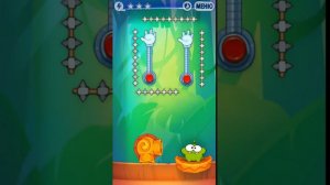 Cut the Rope Experiments Bamboo Chutes All levels (Power-up)