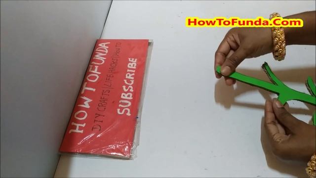 parts of plants model 3d making using cardboard | science project | howtofunda | still model