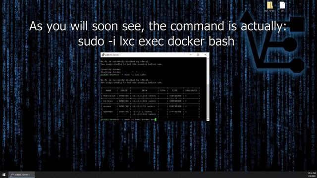 Installing Docker in LXD смотреть онлайн