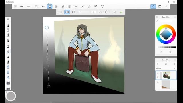 How to Use Autodesk Sketchbook for Windows on a Surface Pro - Beginners Sketchbook Inc Tutorial! смотреть онлайн