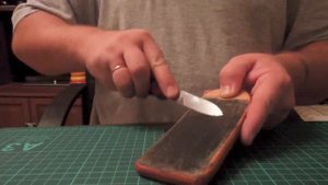 обзор leather hone и bark river knives