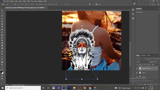 EDIT TATO TUBUH !! Cara Membuat Tato Tubuh Yang Realistis di Photoshop смотреть онлайн