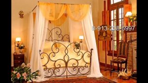 Кровать кованая 100 моделей, кровати двуспальные,кровати круглые,изготовление в Барнауле