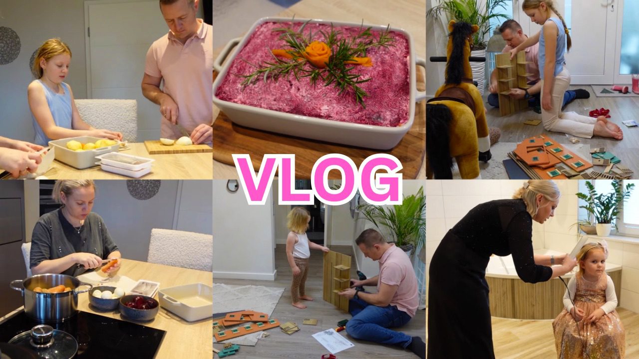 VLOG??: ДЕЛАЕМ САЛАТ И ДЕСЕРТ/СОБИРАЕМСЯ НА ПРАЗДНИК/ ?