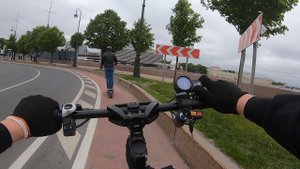 Проезд по ПЧ до Крейсера Аврора - электросамокат Yokamura RS