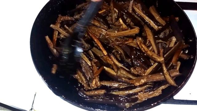 Баклажаны по-корейски!!! Салат из сушеных баклажан.