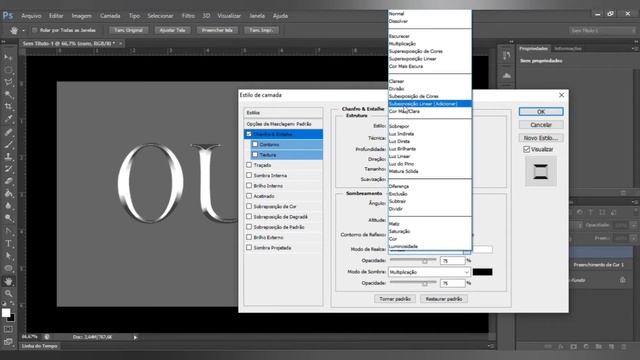TEXTO DE OURO NO PHOTOSHOP смотреть онлайн