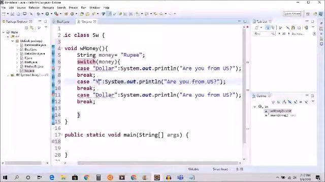 Switch Statement Tutorial | Java Tutorial for beginners in Hindi смотреть онлайн