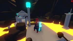 ПОЛ ЭТО ЛАВА В HUMAN FALL FLAT | пластилиновые герои Володя Человек Паук и Железный Человек