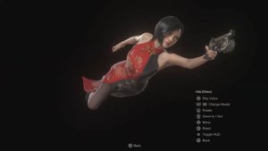Resident Evil 4 Remake PS5 DLC Separate Ways Unlockable Skins Showcase Original Ada, Wesker, Luis