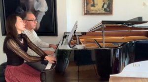 J. S. Bach: Gottes Zeit ist die allerbeste Zeit, BWV 106: 2a (Transcr. Kurtág), piano 4 hands