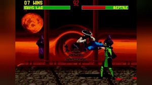 Sega игра Мортал Комбат 2 прохождение за Кунг Лао с фаталити.
