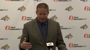 Montana State football Week 7 press conference with coach Brent Vigen and players