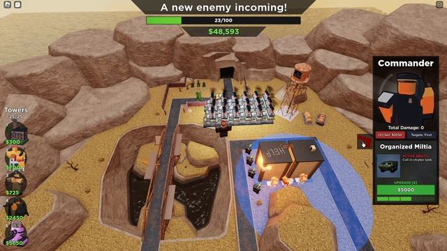 Solo Wasteland with Marksman - Roblox Tower Battles смотреть онлайн