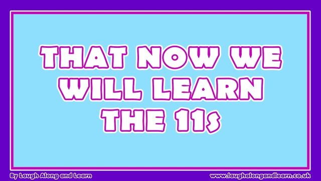 11 Times Table Song (I Gotta Feeling by Black Eyed Peas) Laugh Along and Learn смотреть онлайн