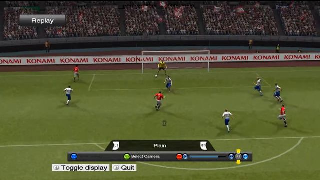 PES 2009 Fletcher удар с лёту,красивая комбинация смотреть онлайн