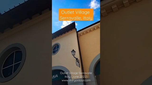 Italy | outlet Village Serravalle | shopping