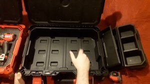 Сравнение и обзор Milwaukee box Красный & Черного .