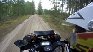 Попали под ливень на квадроциклах