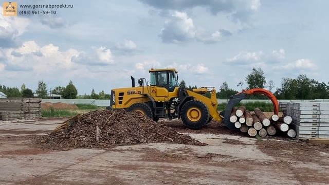 Обзор бревнозахвата или лесозахвата для фронтального погрузчика