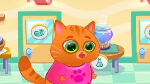 Помогите Котику Bubbu и Насте спасти рыбку в увлекательной игре