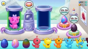 Котик БУБУ 2 #3 Кот шар vs шариков. Мини игры Полицейского котенка Bubbu 2 на пурумчата