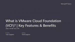 What is VMware Cloud Foundation (VCF)? | Key Features & Key Benefits of VCF