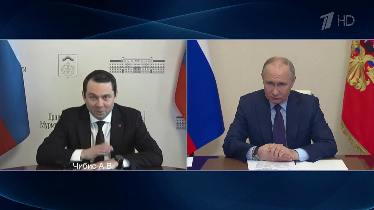 В. Путин пообщался с главой Крыма и с мурманским губернатором, выздоравливающим после нападения