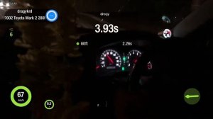 Разгон Mark 2 1jz-gte 280hp