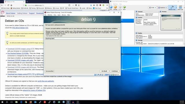 Installing Debian 9 Stretch смотреть онлайн