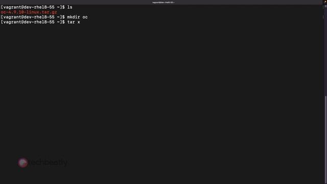 Installing OpenShift CLI on Linux | techbeatly
